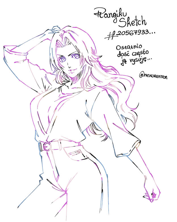 Rangiku / "lately, Iāve been drawing her quite often..."