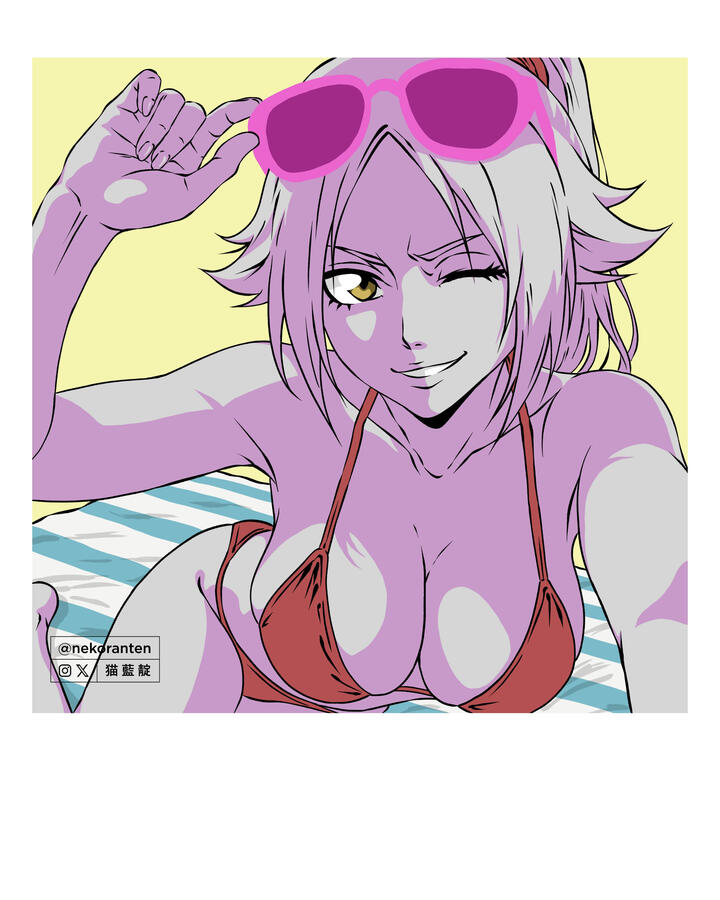 Yoruichi summer polaroid